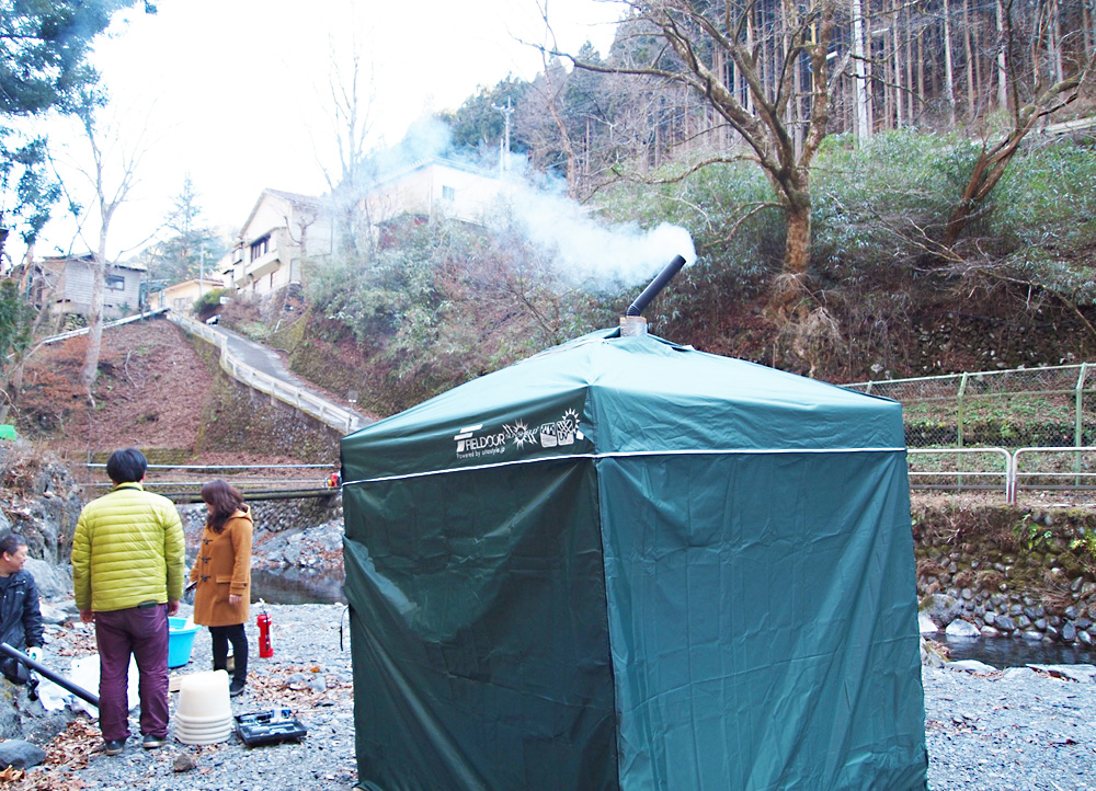 テントサウナ