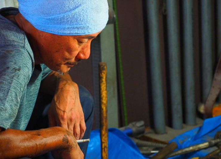 上尾さん: そう、うちの工場でね。カタログ品のボイラーじゃないから1つ1つ作らないといけないんだよ。