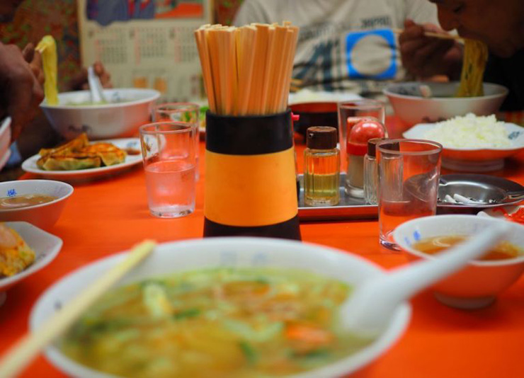 70過ぎてもラーメンライスと餃子