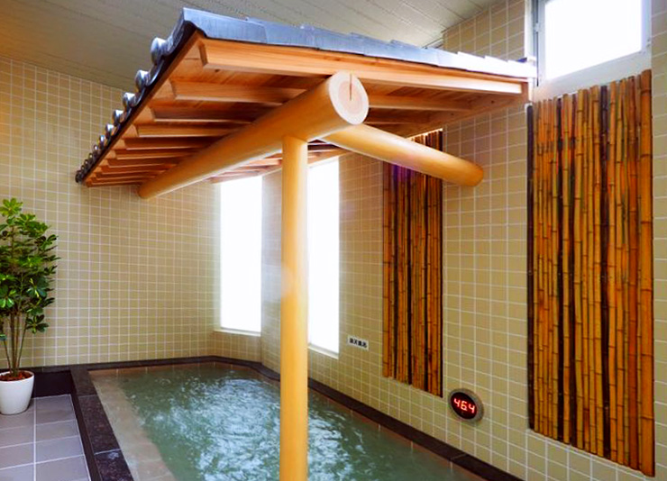 風が最高に気持ちいい露天風呂!